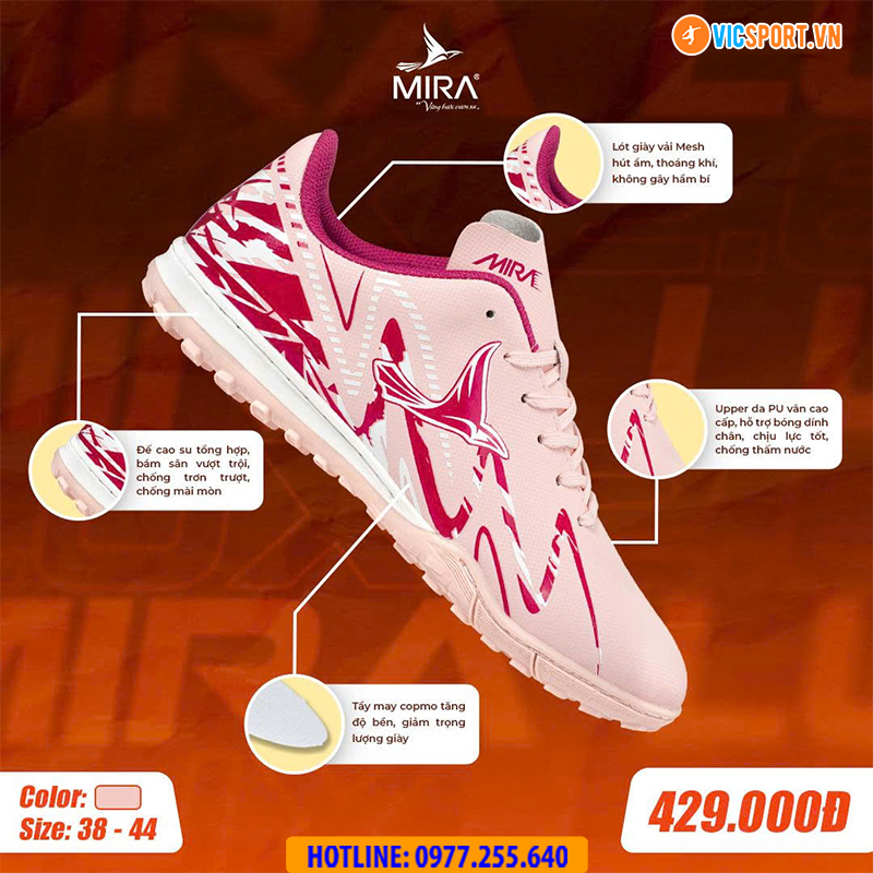 Giày đá banh Mira Lux 2.6 đế TF - Hình ảnh 8