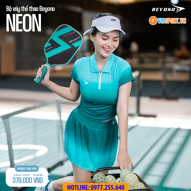 Bộ váy thể thao Beyono Neon đa năng - Hình ảnh 22