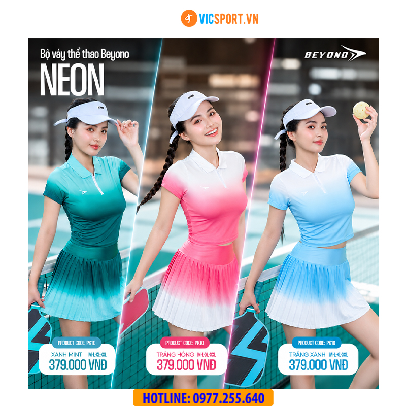 Bộ váy thể thao Beyono Neon đa năng