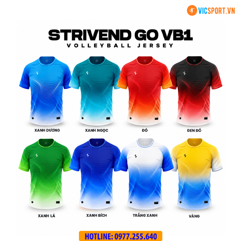 Quần áo bóng chuyền Strivend Go VB01