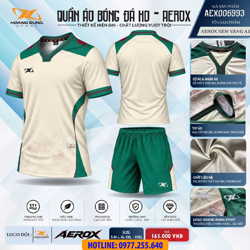 Áo đá banh không logo HD Aerox - Hình ảnh 19
