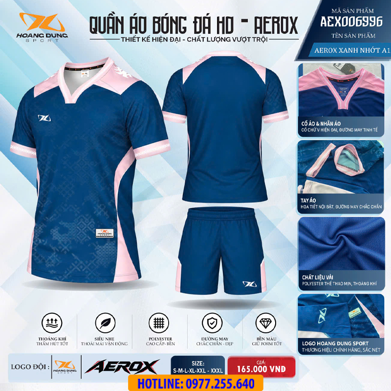 Áo đá banh không logo HD Aerox - Hình ảnh 13
