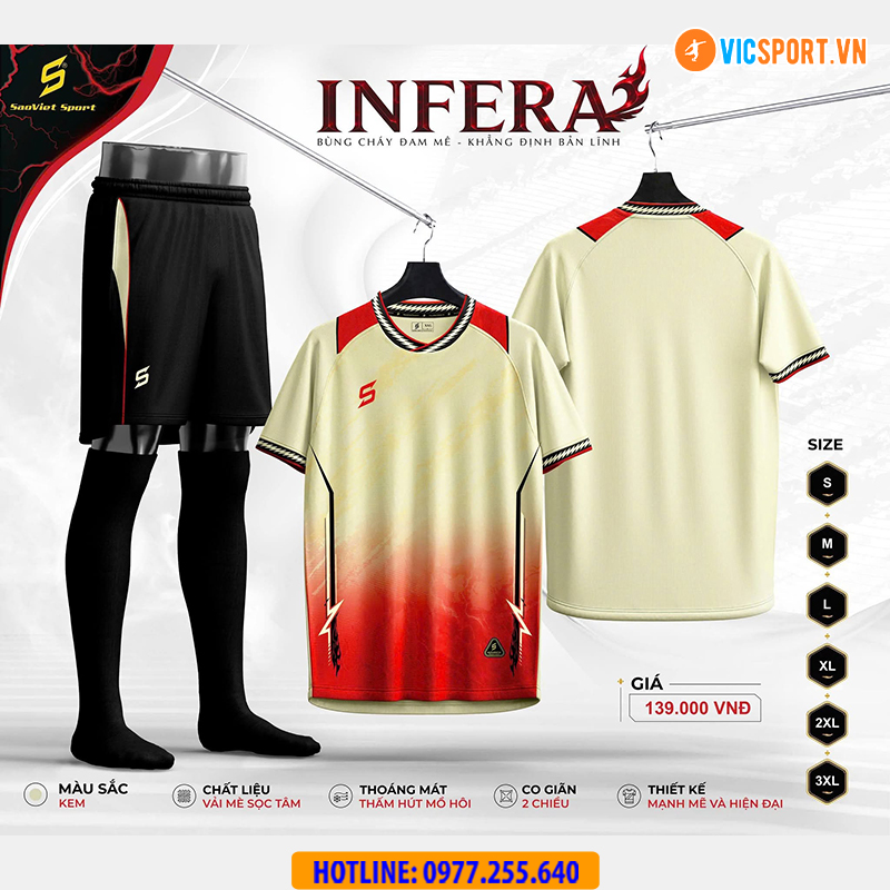 Áo đá banh không logo SV Infera - Hình ảnh 32