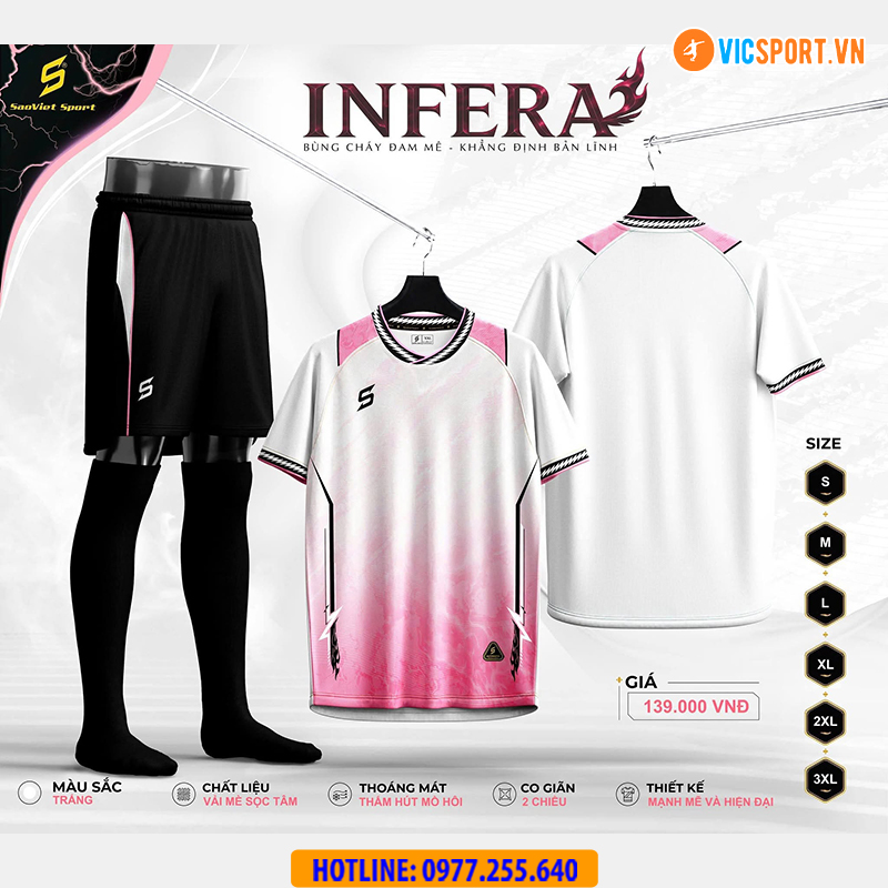 Áo đá banh không logo SV Infera - Hình ảnh 33
