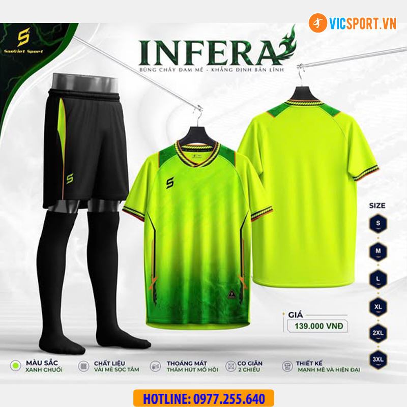 Áo đá banh không logo SV Infera - Hình ảnh 36