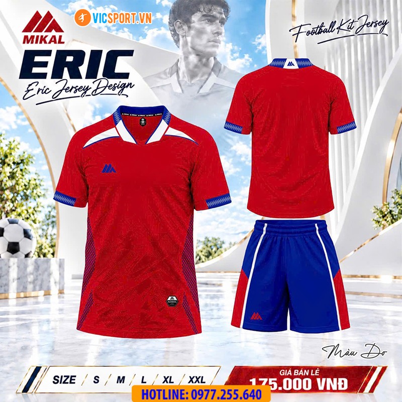 Áo đá banh không logo Mikal Eric K9 - Hình ảnh 7