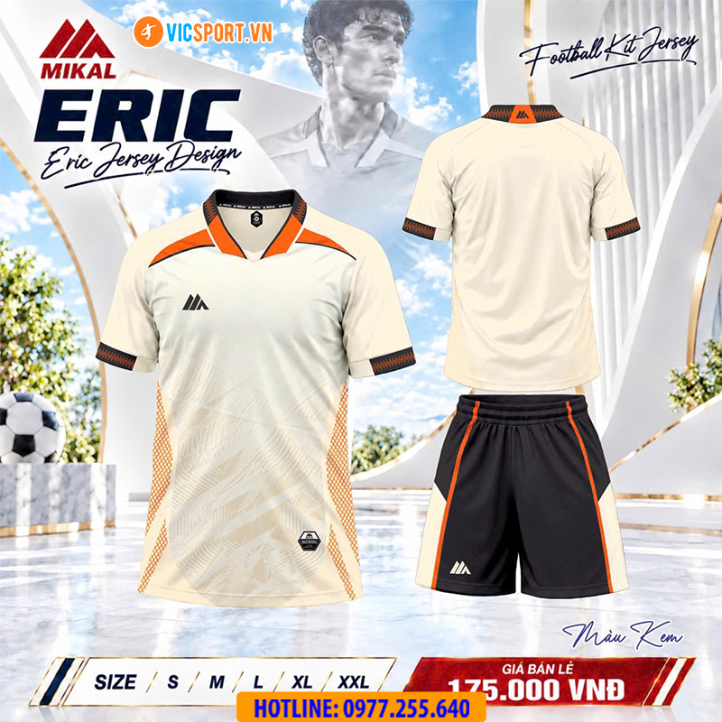 Áo đá banh không logo Mikal Eric K9 - Hình ảnh 8