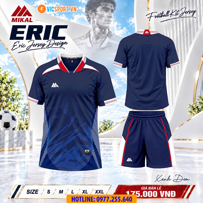 Áo đá banh không logo Mikal Eric K9 - Hình ảnh 6