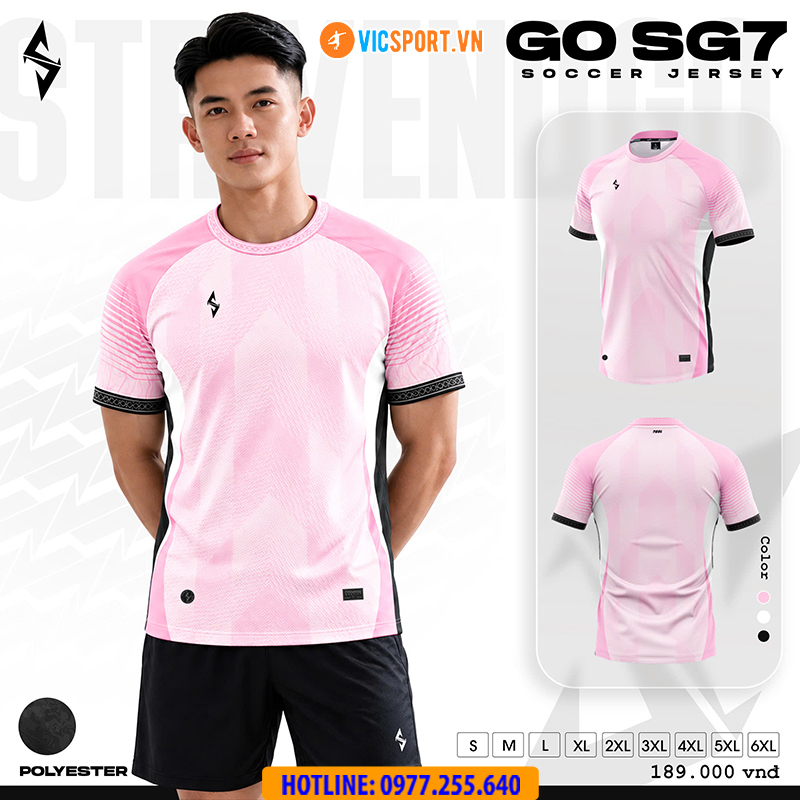 Áo đá banh thiết kế Strivend Go SG07 - Hình ảnh 6