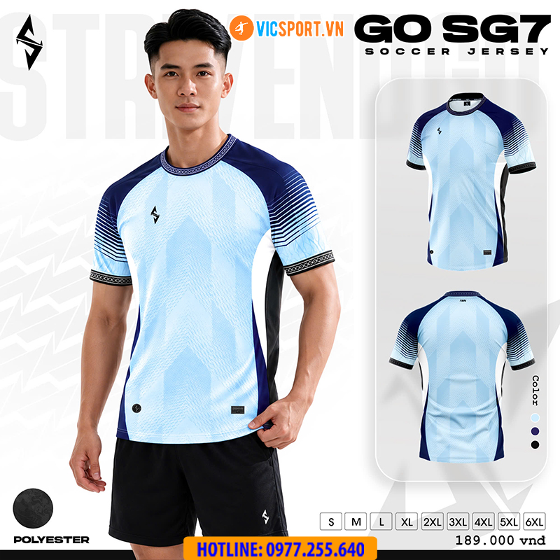 Áo đá banh thiết kế Strivend Go SG07 - Hình ảnh 10