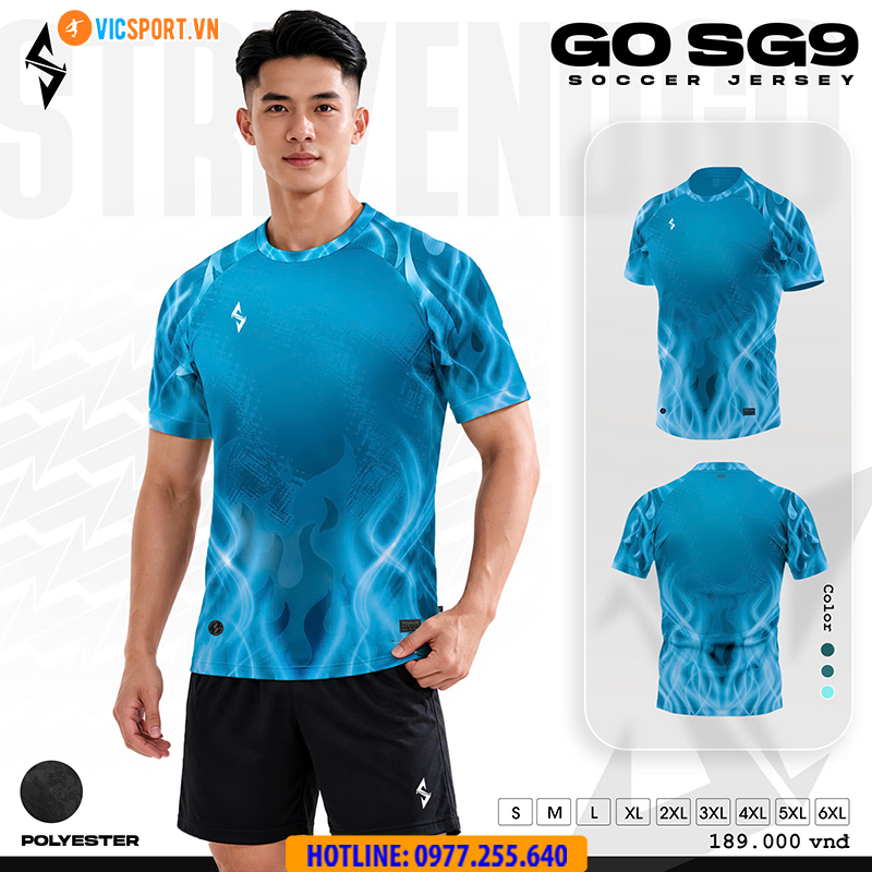 Áo đá banh thiết kế Strivend Go SG09 - Hình ảnh 30
