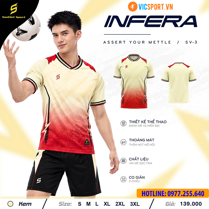 Áo đá banh không logo SV Infera - Hình ảnh 44