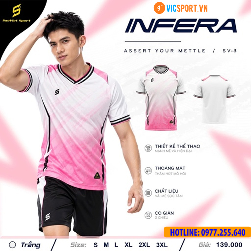 Áo đá banh không logo SV Infera - Hình ảnh 42