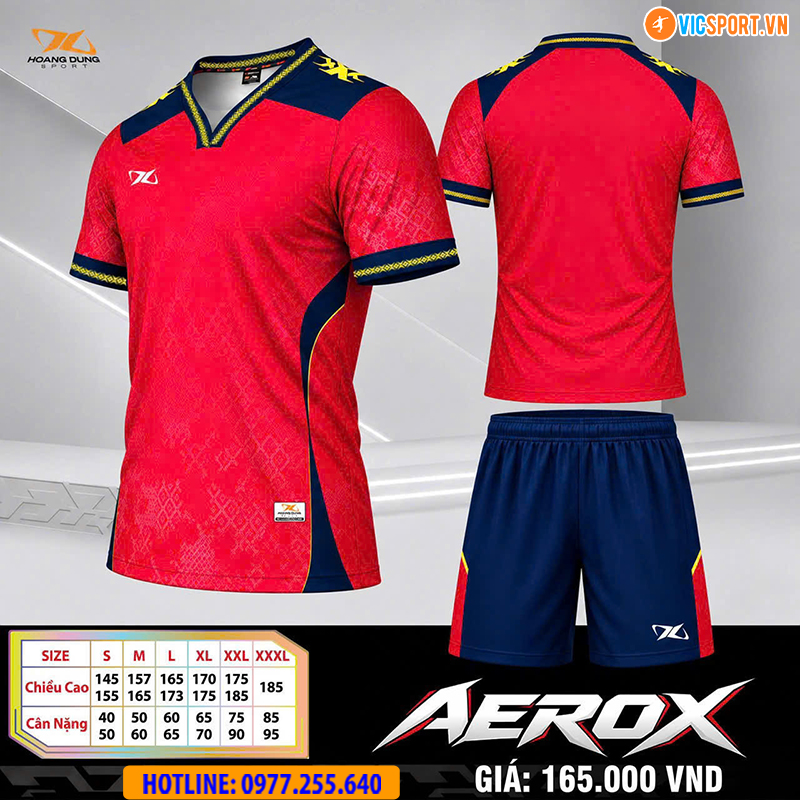 Áo đá banh không logo HD Aerox - Hình ảnh 3