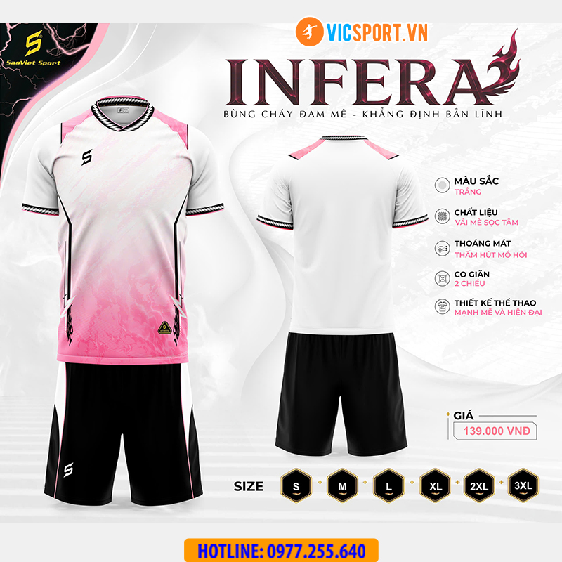 Áo đá banh không logo SV Infera - Hình ảnh 9