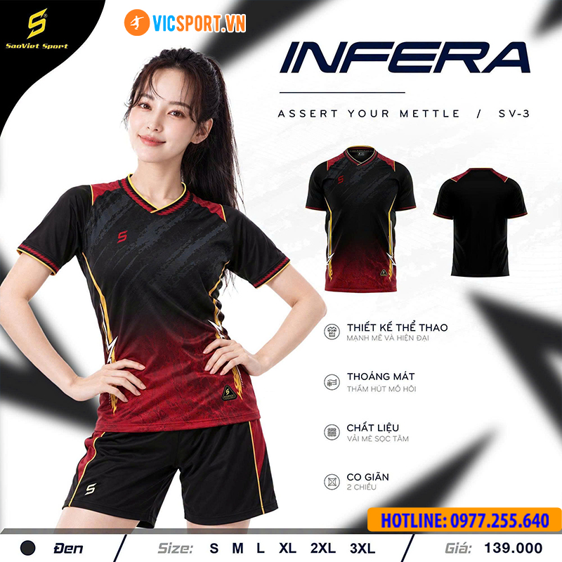 Áo đá banh không logo SV Infera - Hình ảnh 14