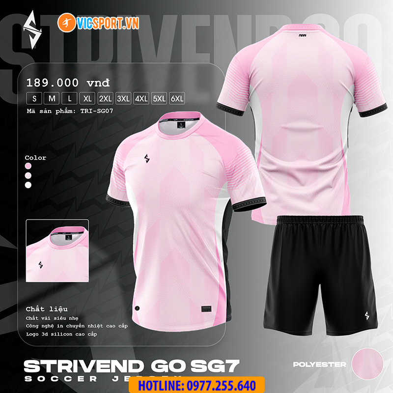 Áo đá banh thiết kế Strivend Go SG07 - Hình ảnh 23