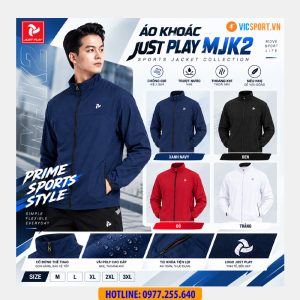 Áo khoác gió thể thao Just Play MJK2