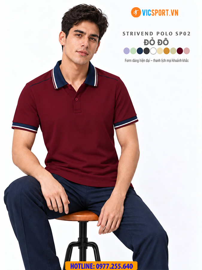 Áo polo thể thao Strivend SP02 đa năng - Hình ảnh 24