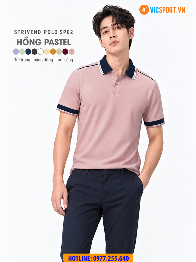 Áo polo thể thao Strivend SP02 đa năng - Hình ảnh 25