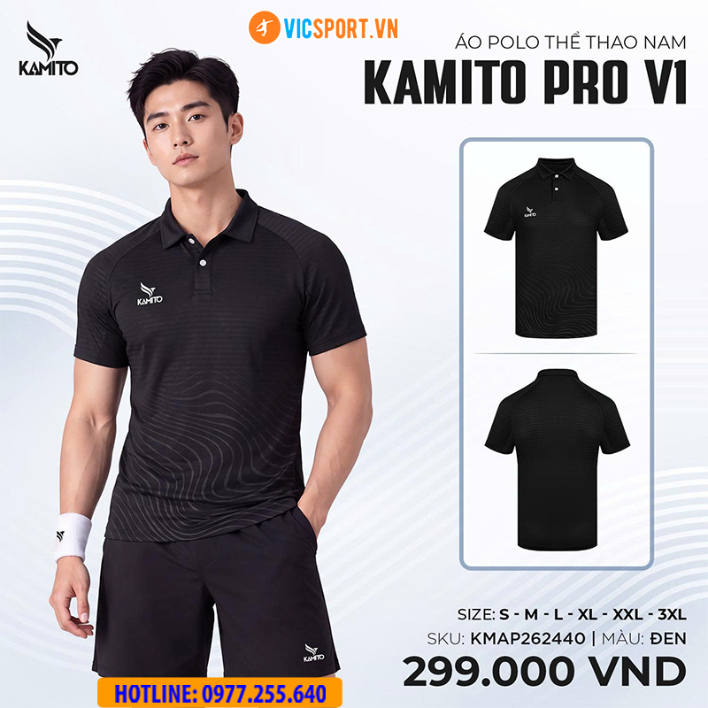 Áo polo thể thao Kamito Pro V1 - Hình ảnh 13