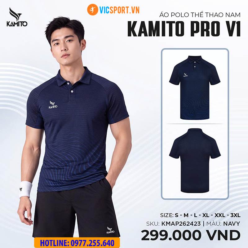 Áo polo thể thao Kamito Pro V1 - Hình ảnh 9