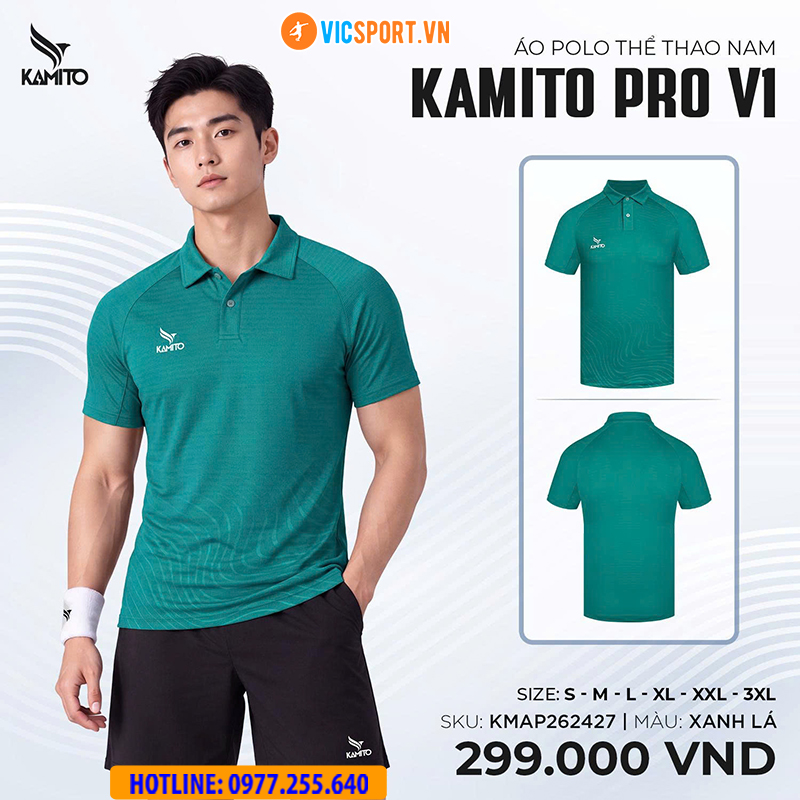 Áo polo thể thao Kamito Pro V1 - Hình ảnh 10