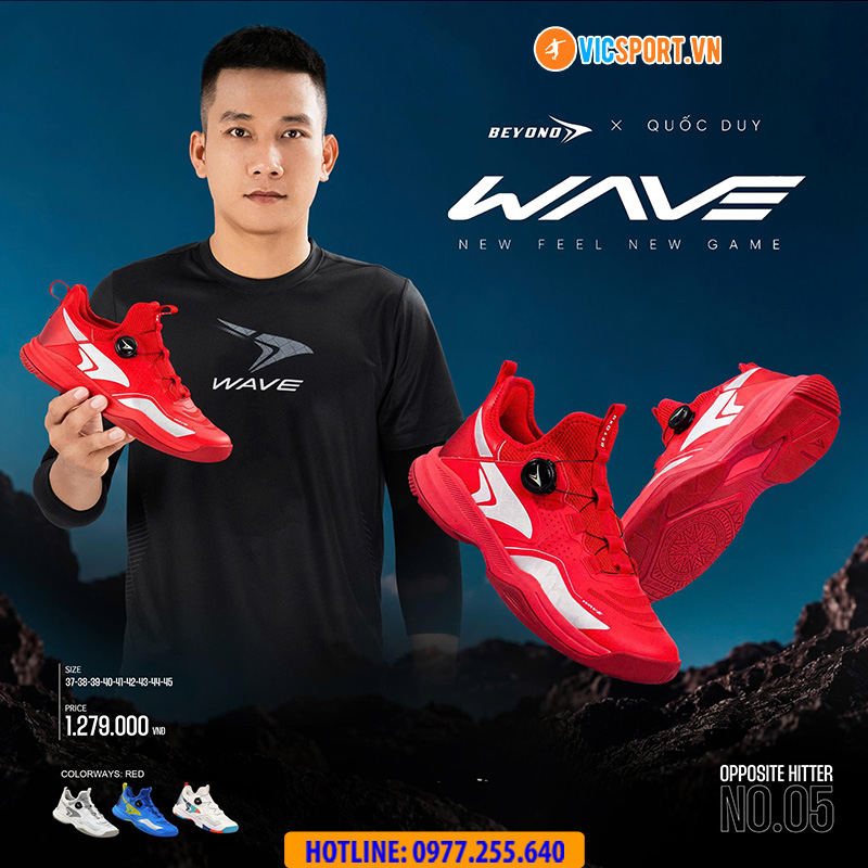 Giày bóng chuyền Beyono Wave x Nguyễn Văn Quốc Duy - Hình ảnh 18