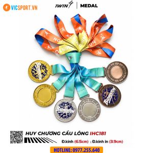 Huy chương cầu lông iWin IHC181