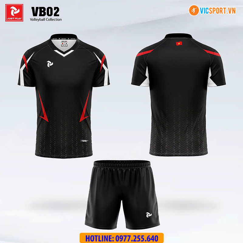 Quần áo bóng chuyền nữ Just Play VB02 - Hình ảnh 10