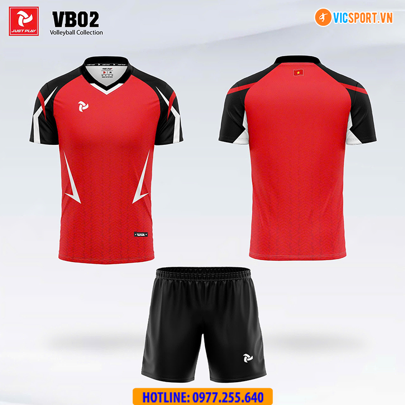 Quần áo bóng chuyền nữ Just Play VB02 - Hình ảnh 11