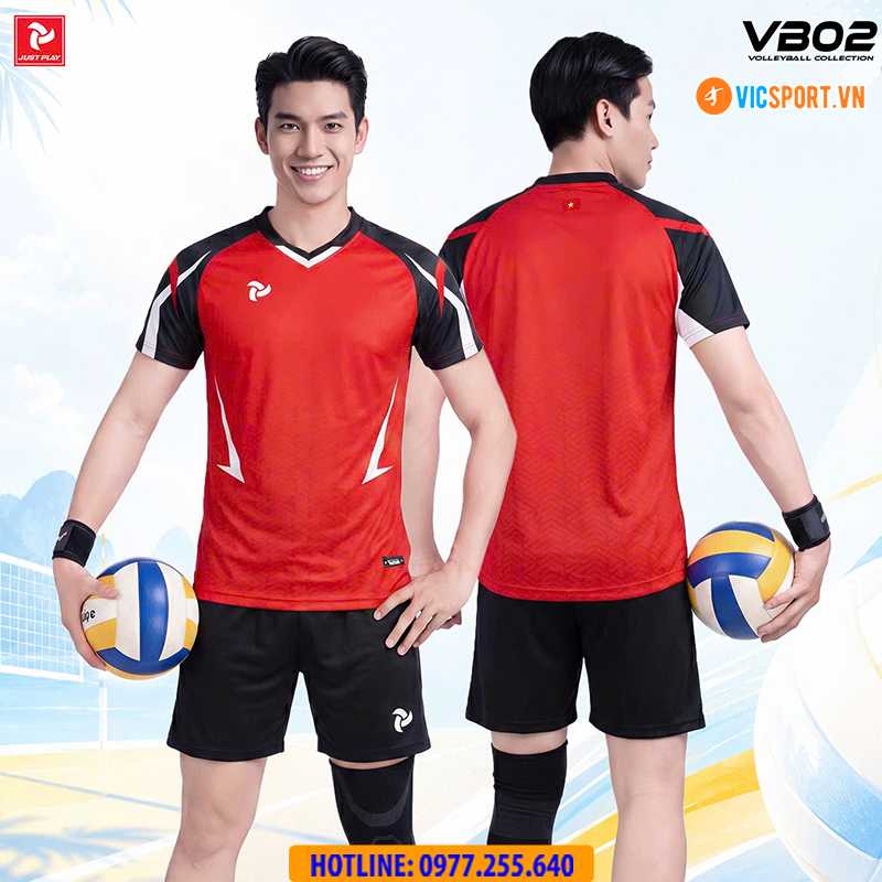 Quần áo bóng chuyền nam Just Play VB02 - Hình ảnh 30