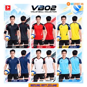 Quần áo bóng chuyền nam Just Play VB02