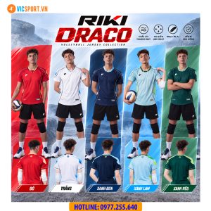 Quần áo bóng chuyền nam Riki Draco