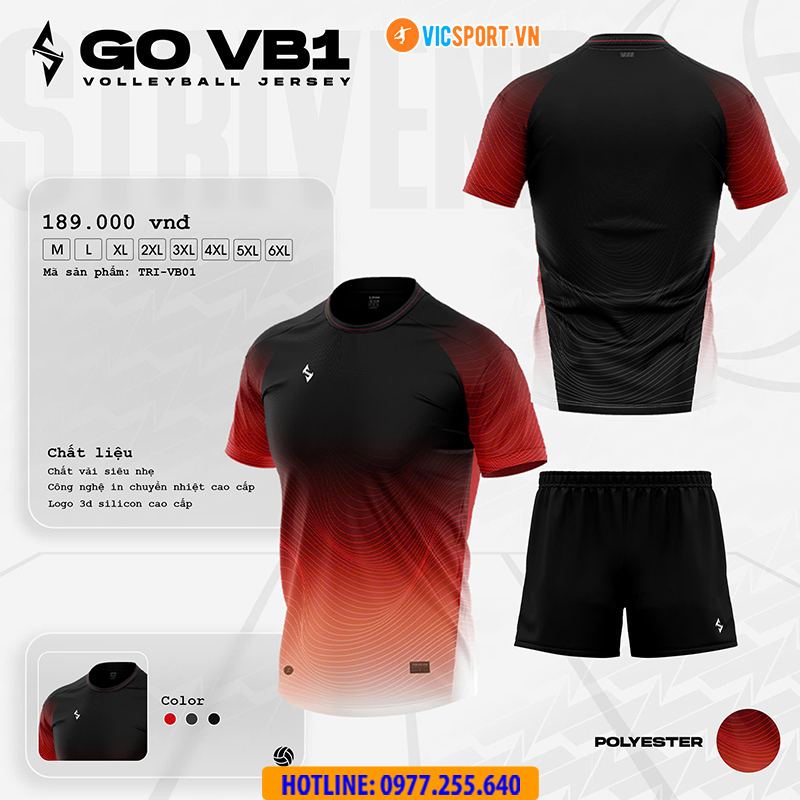 Quần áo bóng chuyền Strivend Go VB01 - Hình ảnh 44