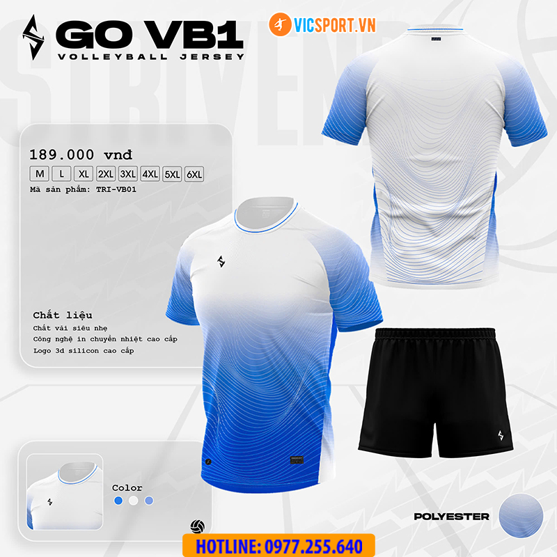 Quần áo bóng chuyền Strivend Go VB01 - Hình ảnh 46
