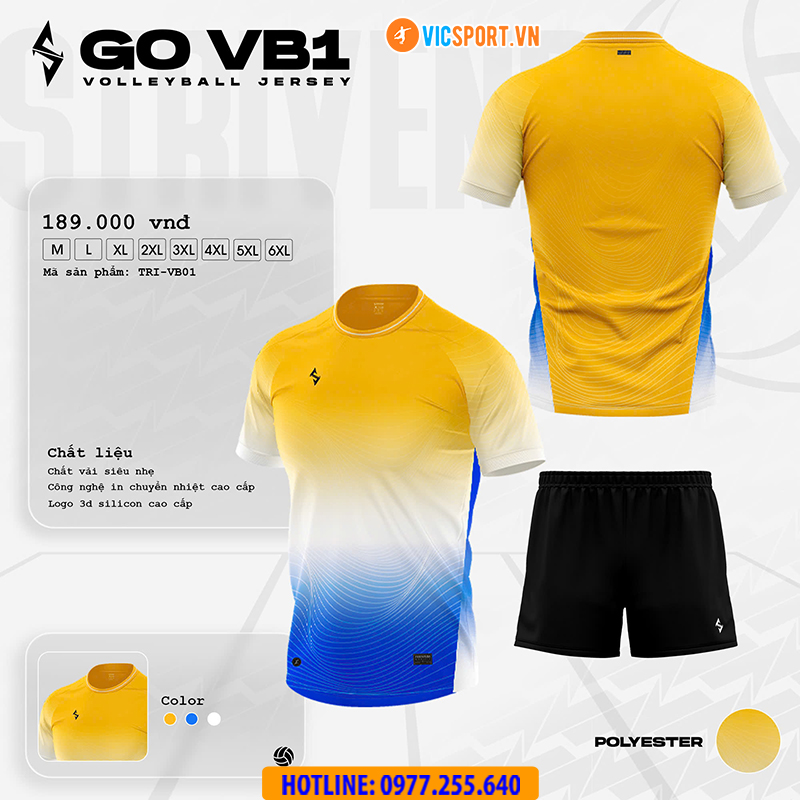 Quần áo bóng chuyền Strivend Go VB01 - Hình ảnh 47