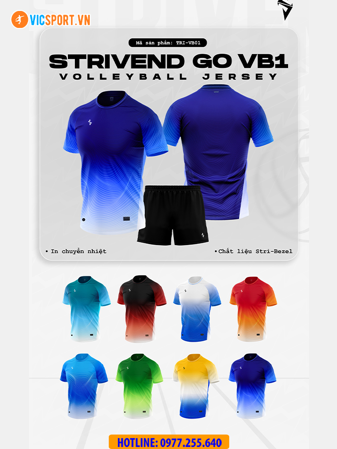 Quần áo bóng chuyền Strivend Go VB01 - Hình ảnh 43