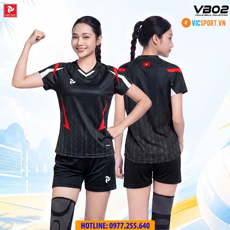 Quần áo bóng chuyền nữ Just Play VB02 - Hình ảnh 27