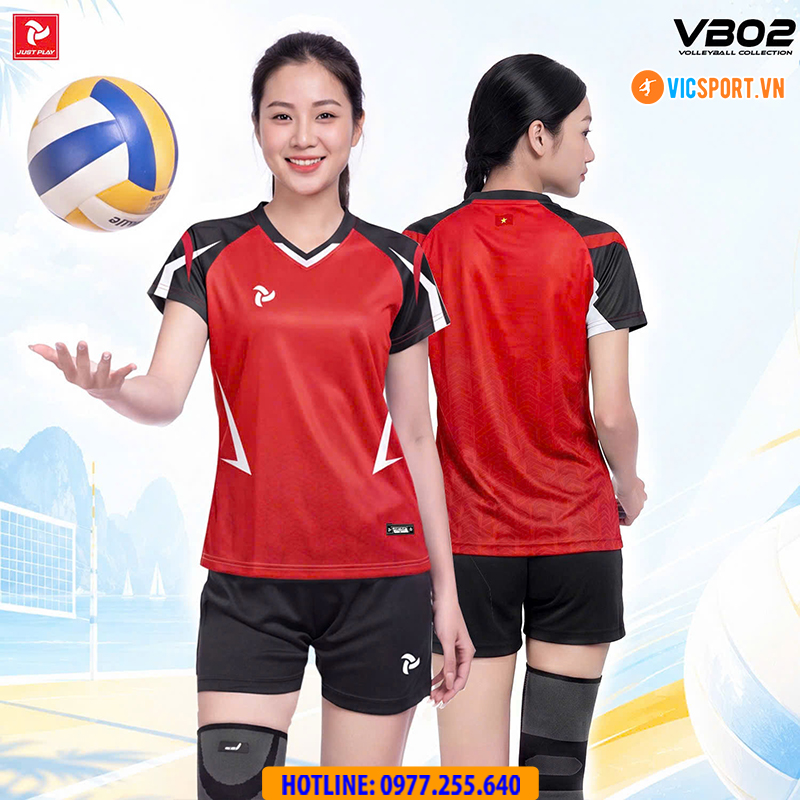 Quần áo bóng chuyền nữ Just Play VB02 - Hình ảnh 26