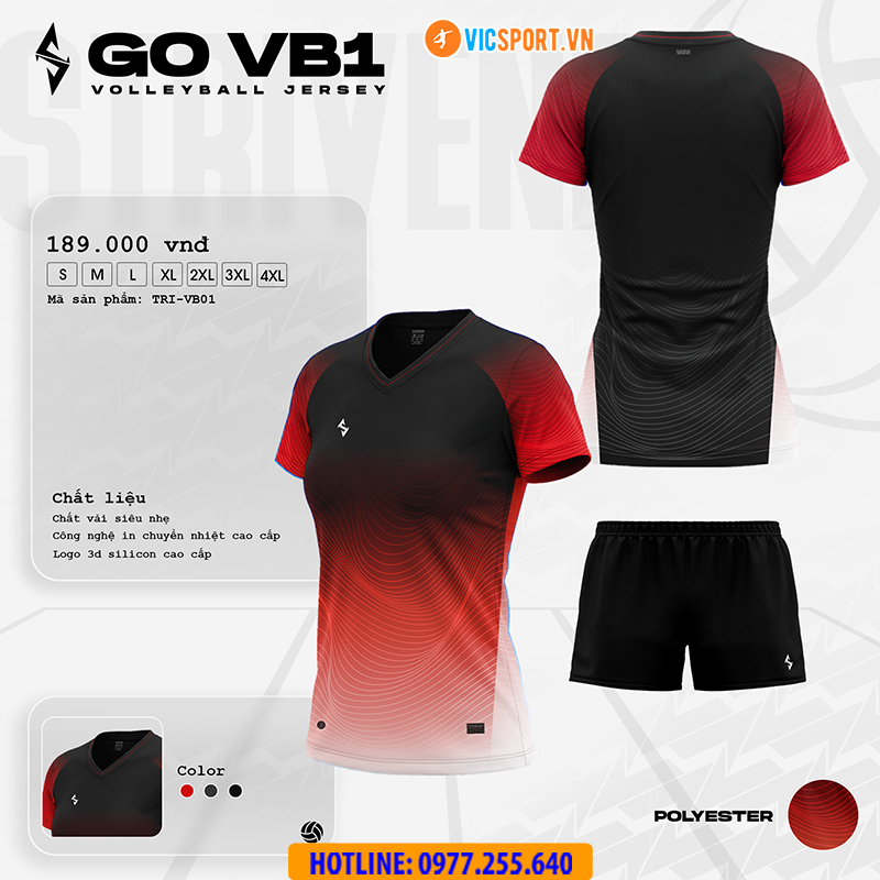Quần áo bóng chuyền Strivend Go VB01 - Hình ảnh 26