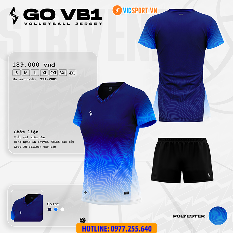 Quần áo bóng chuyền Strivend Go VB01 - Hình ảnh 30