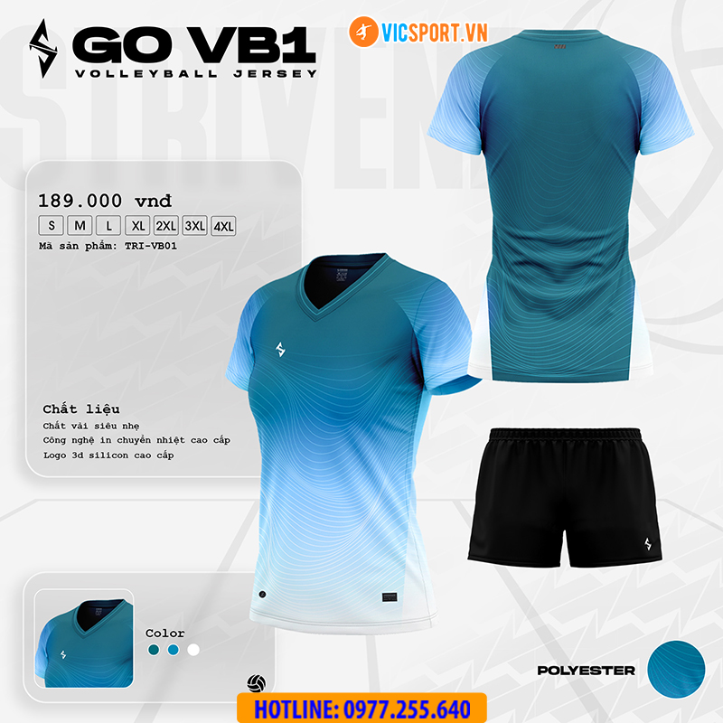 Quần áo bóng chuyền Strivend Go VB01 - Hình ảnh 31