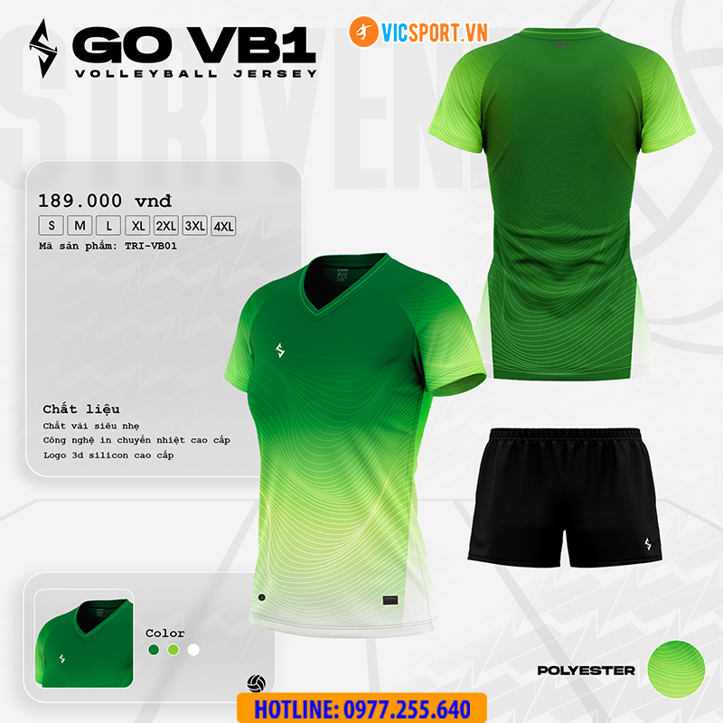 Quần áo bóng chuyền Strivend Go VB01 - Hình ảnh 32