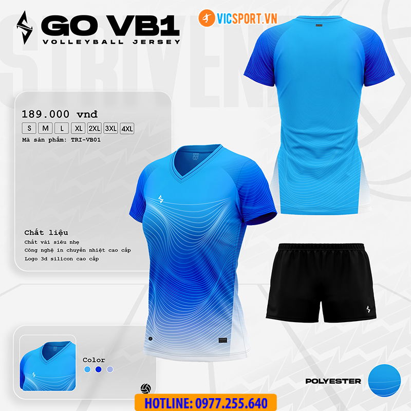 Quần áo bóng chuyền Strivend Go VB01 - Hình ảnh 33