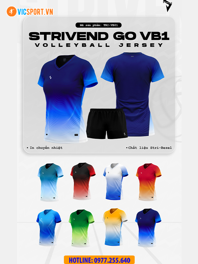 Quần áo bóng chuyền Strivend Go VB01 - Hình ảnh 25