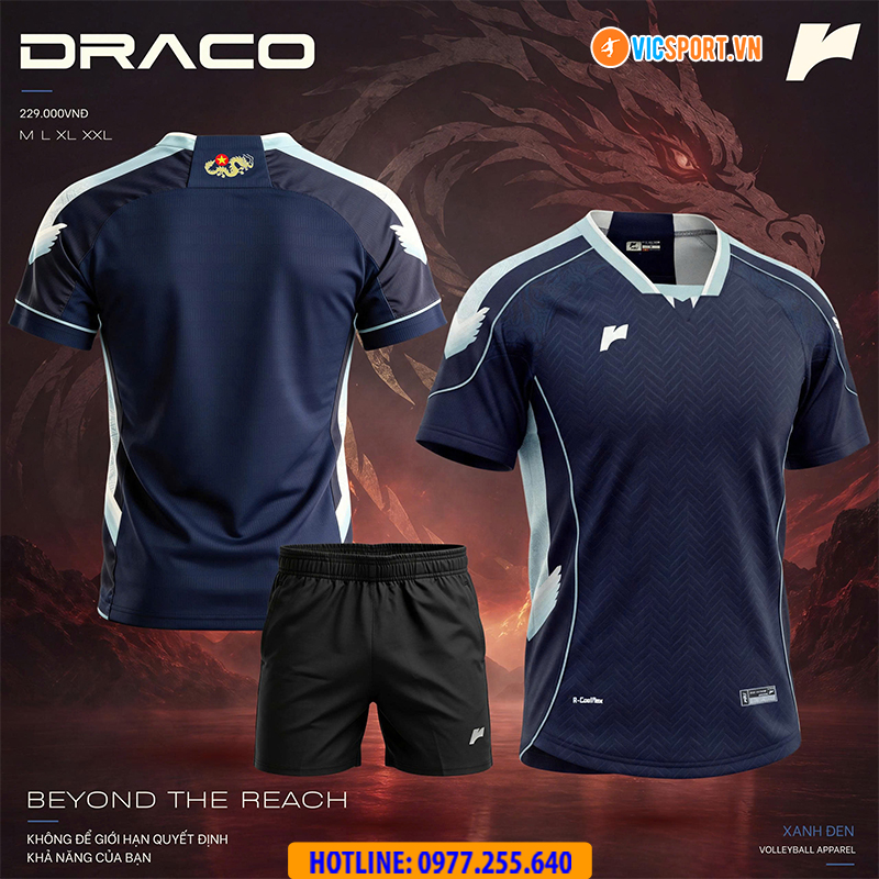 Quần áo bóng chuyền nam Riki Draco - Hình ảnh 7