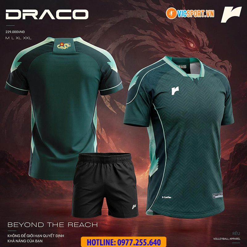 Quần áo bóng chuyền nam Riki Draco - Hình ảnh 9