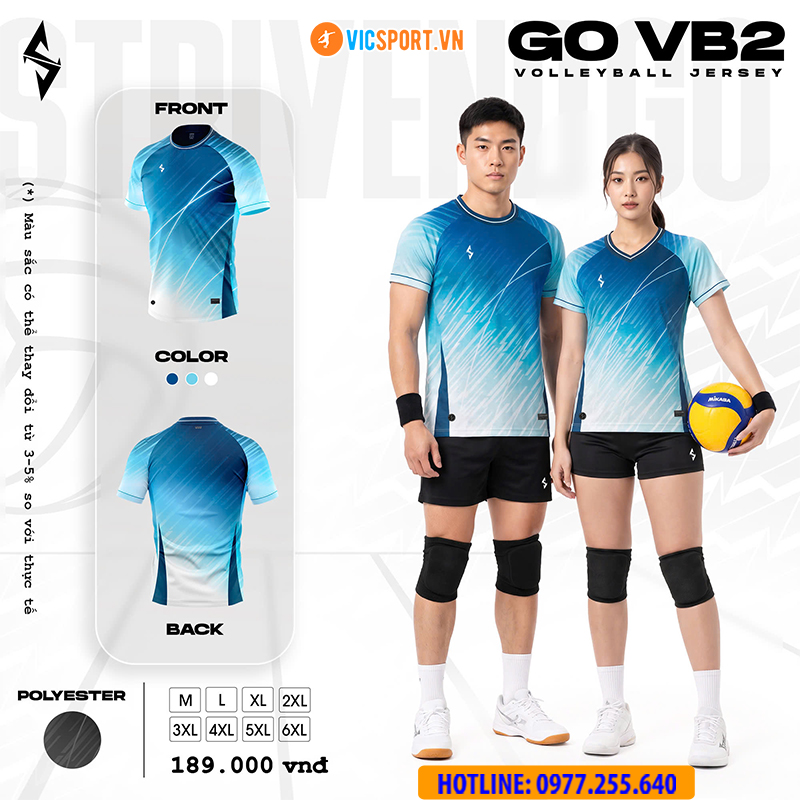 Quần áo bóng chuyền Strivend Go VB02 - Hình ảnh 5