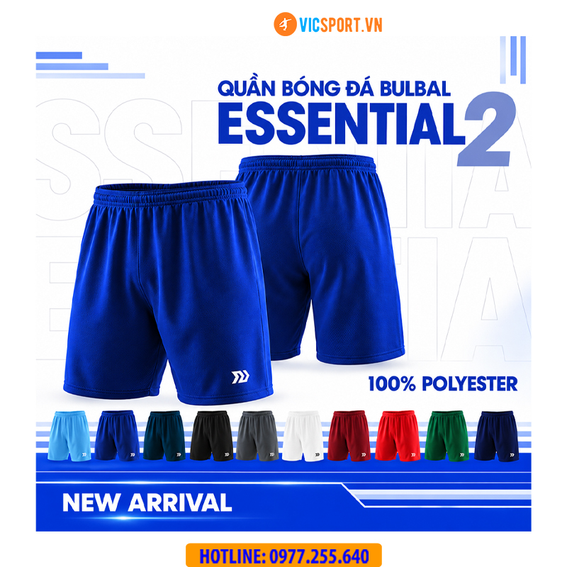 Quần đá banh Bulbal Essential 02